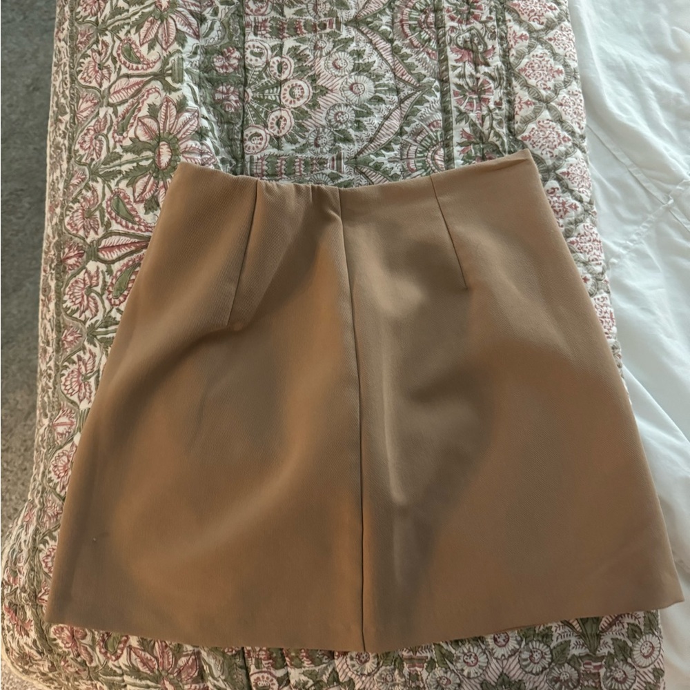 Abercrombie Tan Mini Skirt